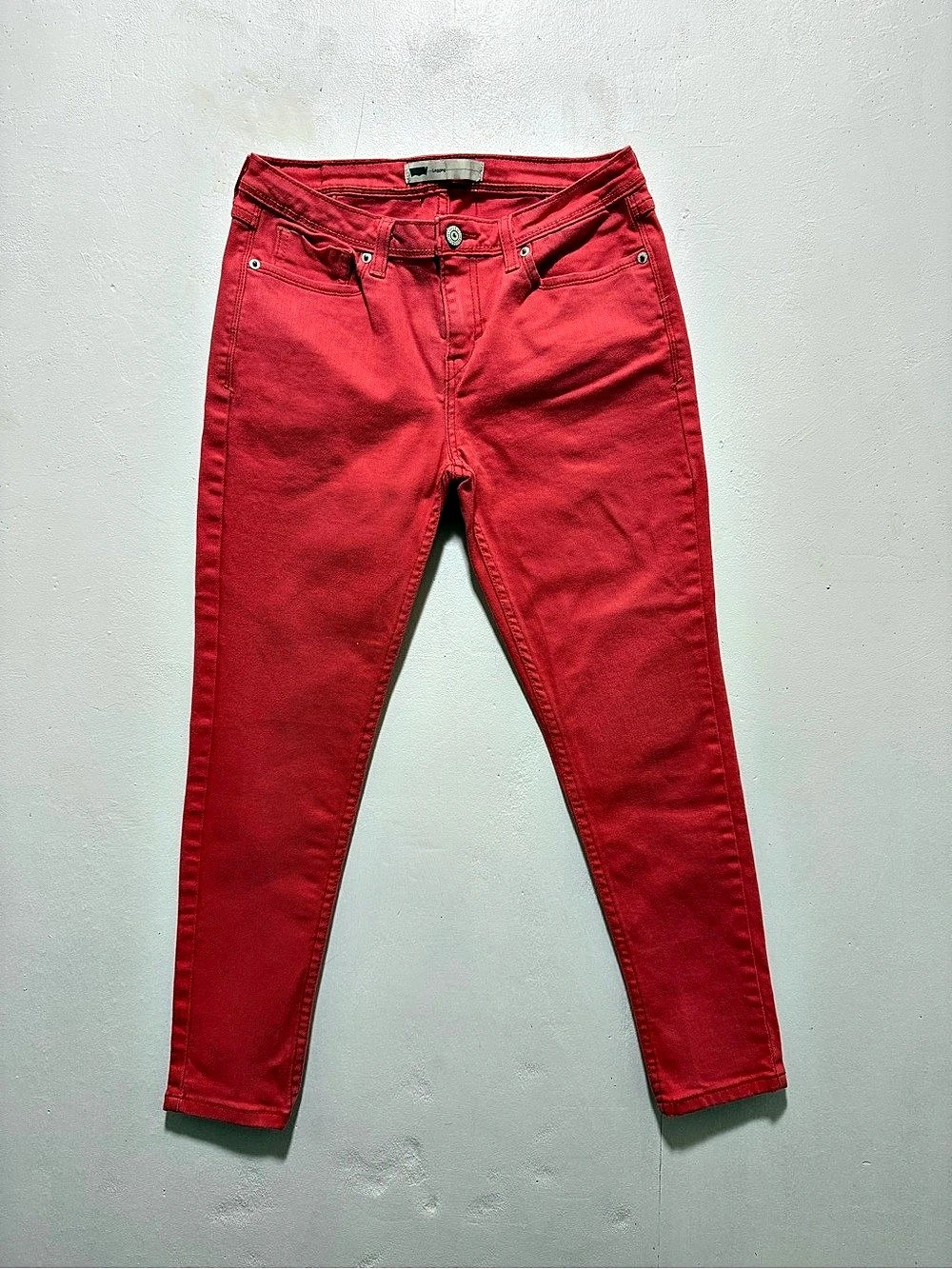 Levi's Legging Skinny Jeans Coral Pink Women’s Sz 28